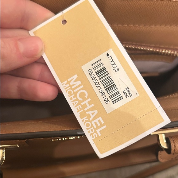 Michael Kors Brown Leather Satchel - Picture 4 of 6